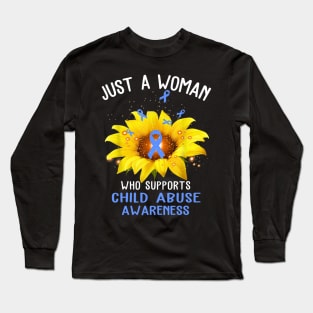 Just A Woman Who Supports Child Abuse Long Sleeve T-Shirt